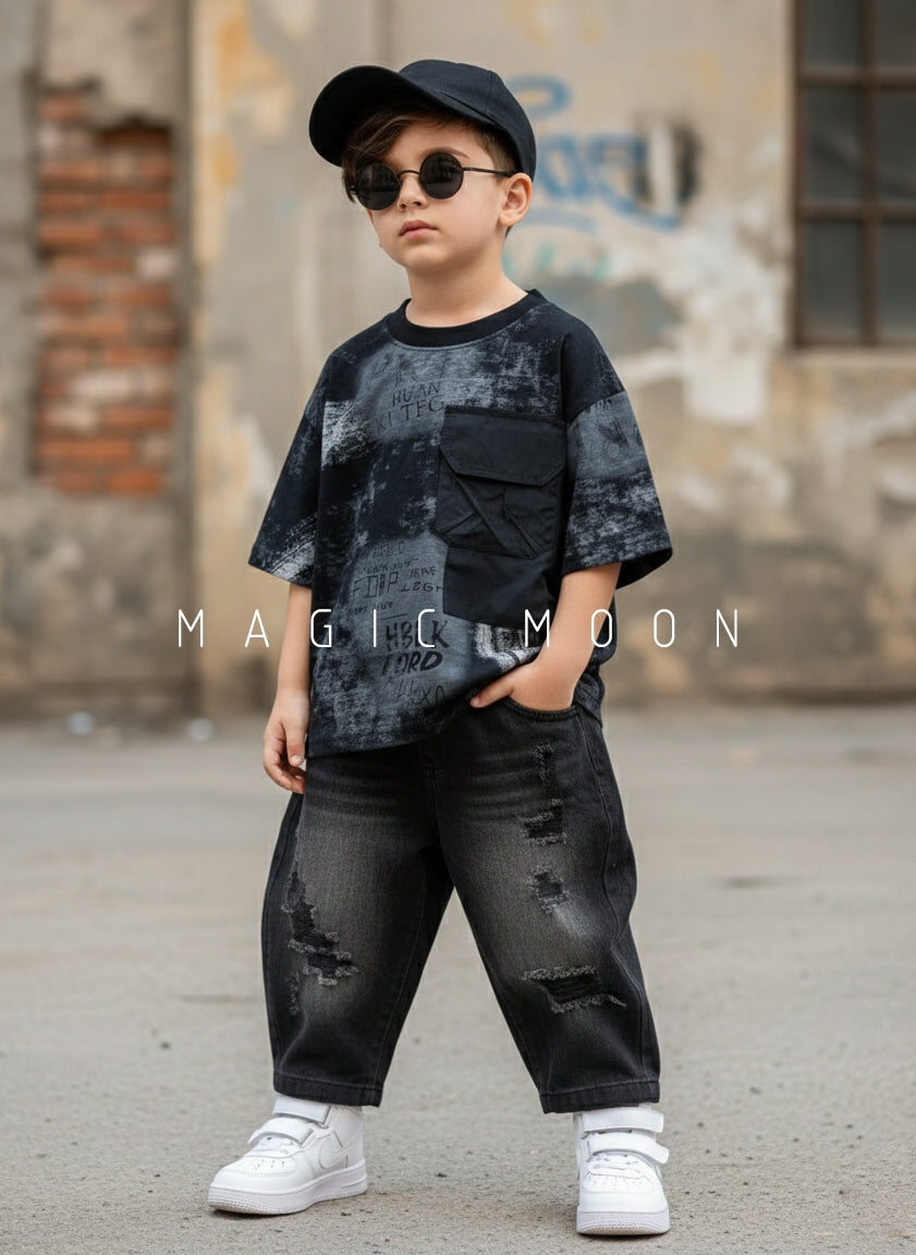 Unisex Half Sleeve Oversized T Shirt