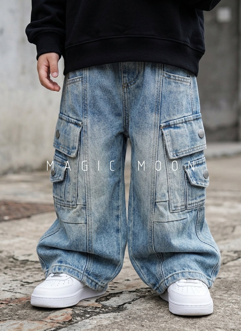 JNS101 Unisex Super Baggy Jeans