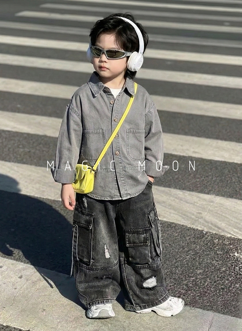 Unisex Full Sleeve Oversized Shirt