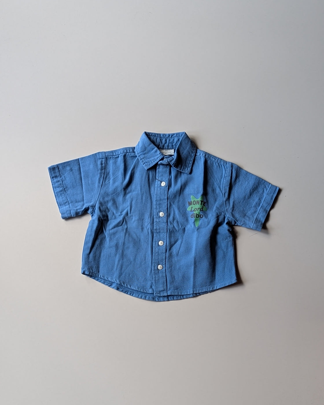 SHHS07 Boy's Half Sleeve Oversized Shirt