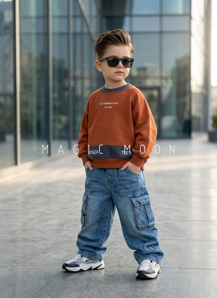 TSS03 Unisex Full Sleeve Oversized T Shirt