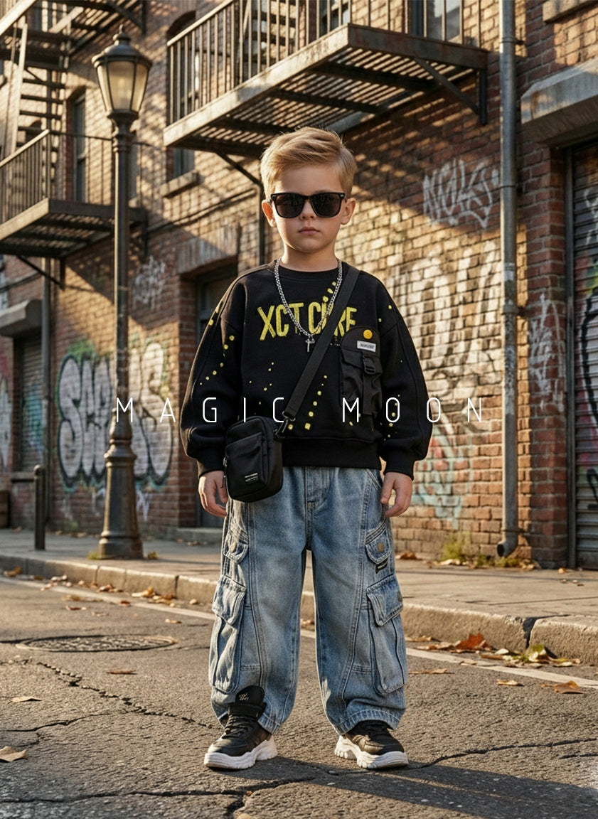 Unisex Full Sleeve Oversized T Shirt