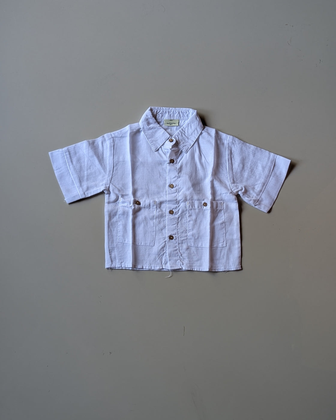 SHBYA01-03 Boys Half Sleeve Oversized Shirt
