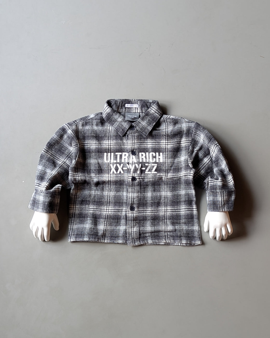 Boy's Full Sleeve Oversized Shirt