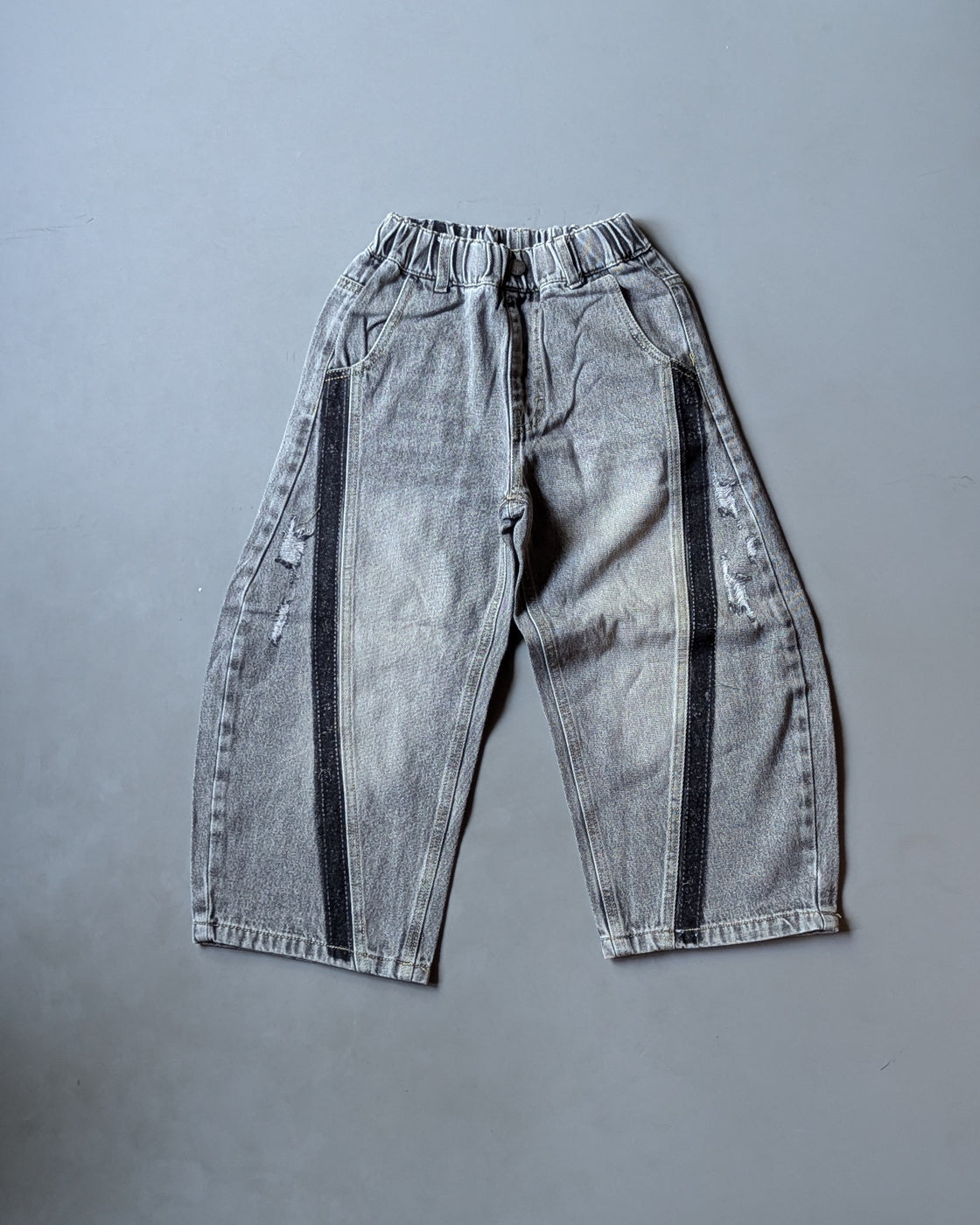JN1001 Unisex Barrel Fit Baggy Jeans