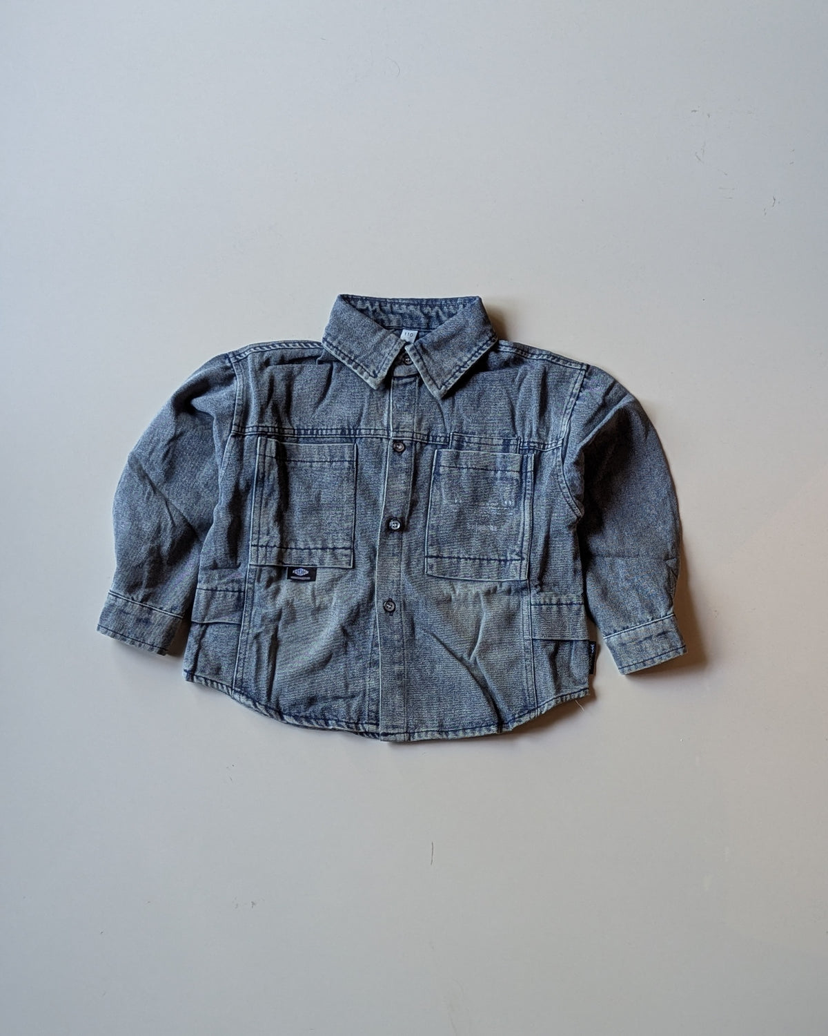 SHIMT13-03 Unisex Full Sleeve Oversized Denim Shirt