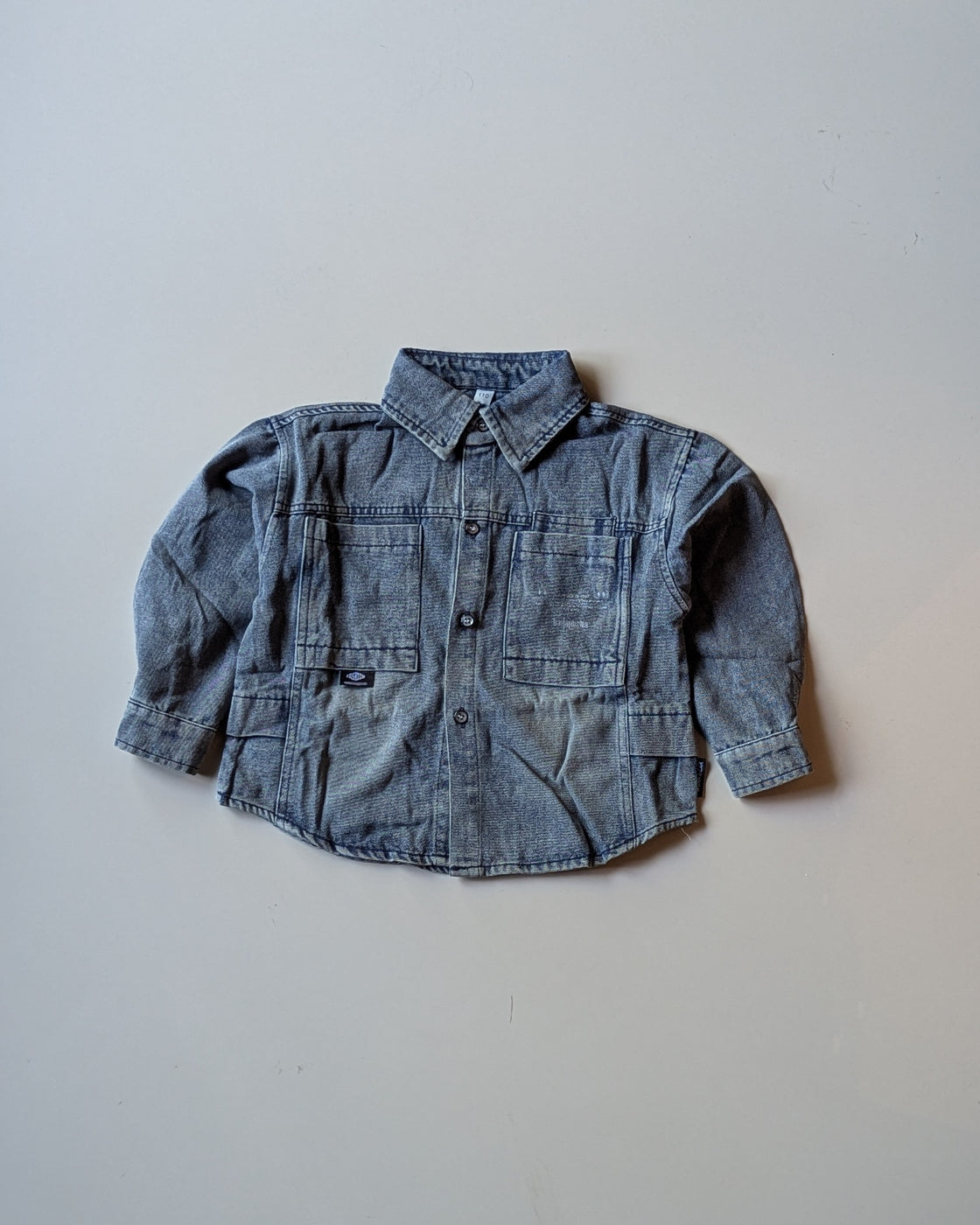 SHIMT13-03 Unisex Full Sleeve Oversized Denim Shirt