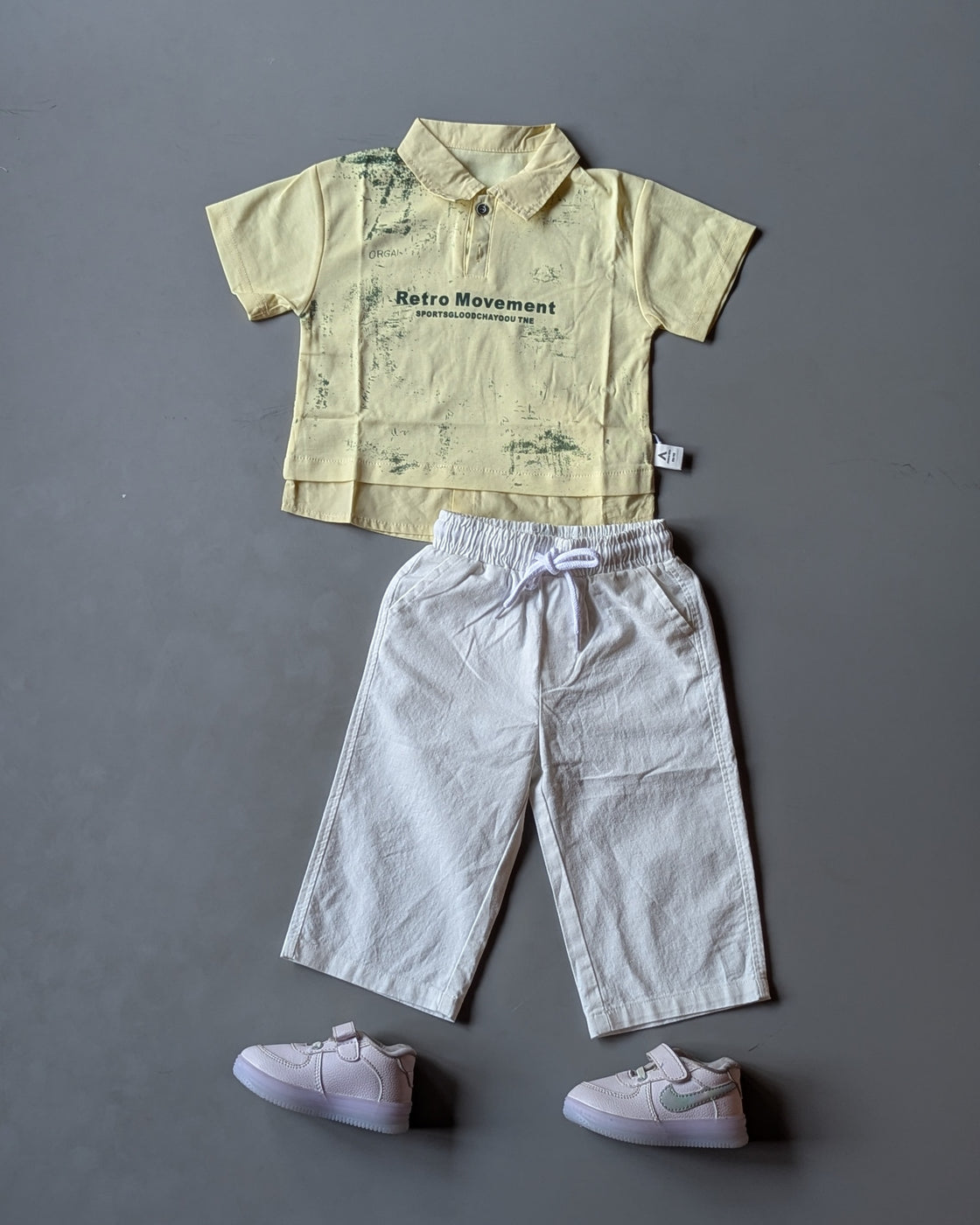 HSP01 Unisex Half Sleeve Oversized Polo T Shirt