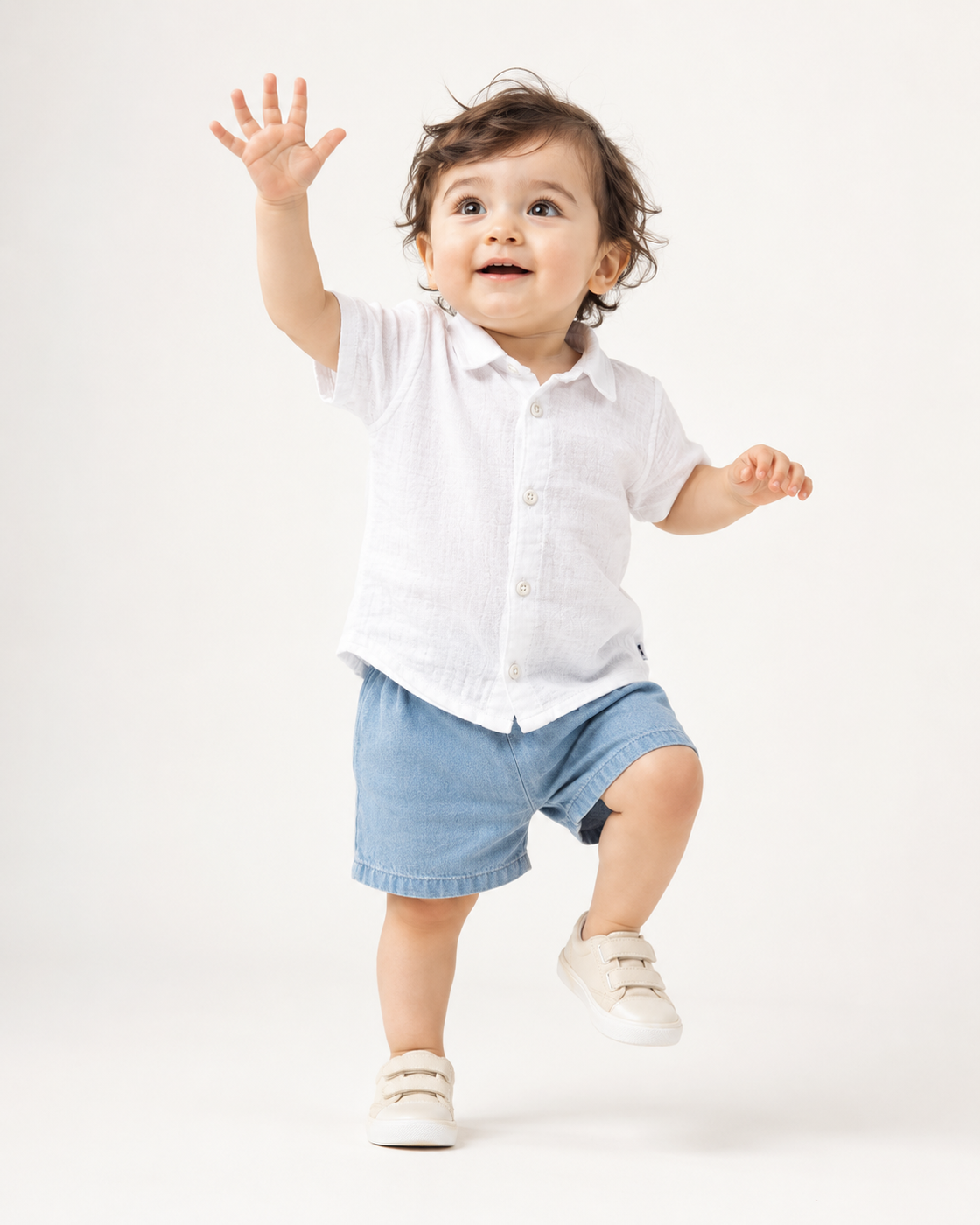 NB02 Boys Half Sleeve Shirt with Shorts Set