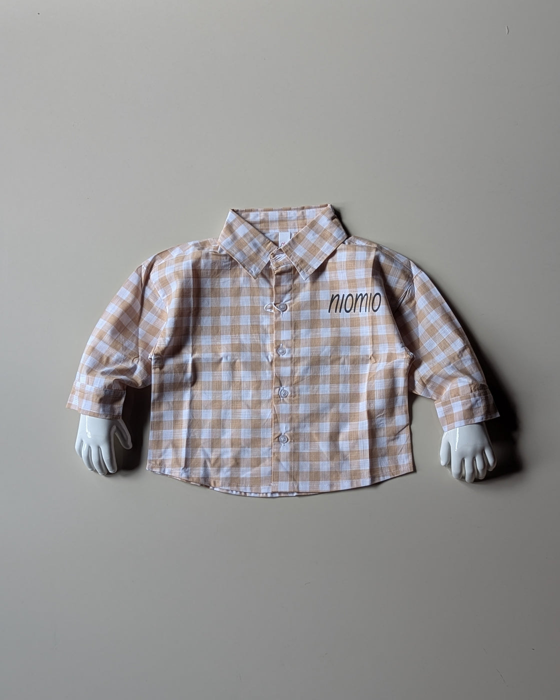 SHFS15 Boy's Full Sleeve Oversized Back Printed Shirt