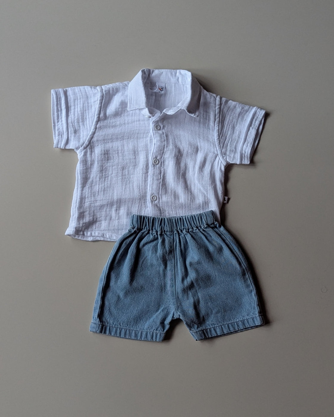 NB02 Boys Half Sleeve Shirt with Shorts Set