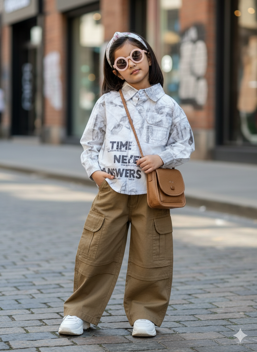 Unisex Full Sleeve Oversized Shirt
