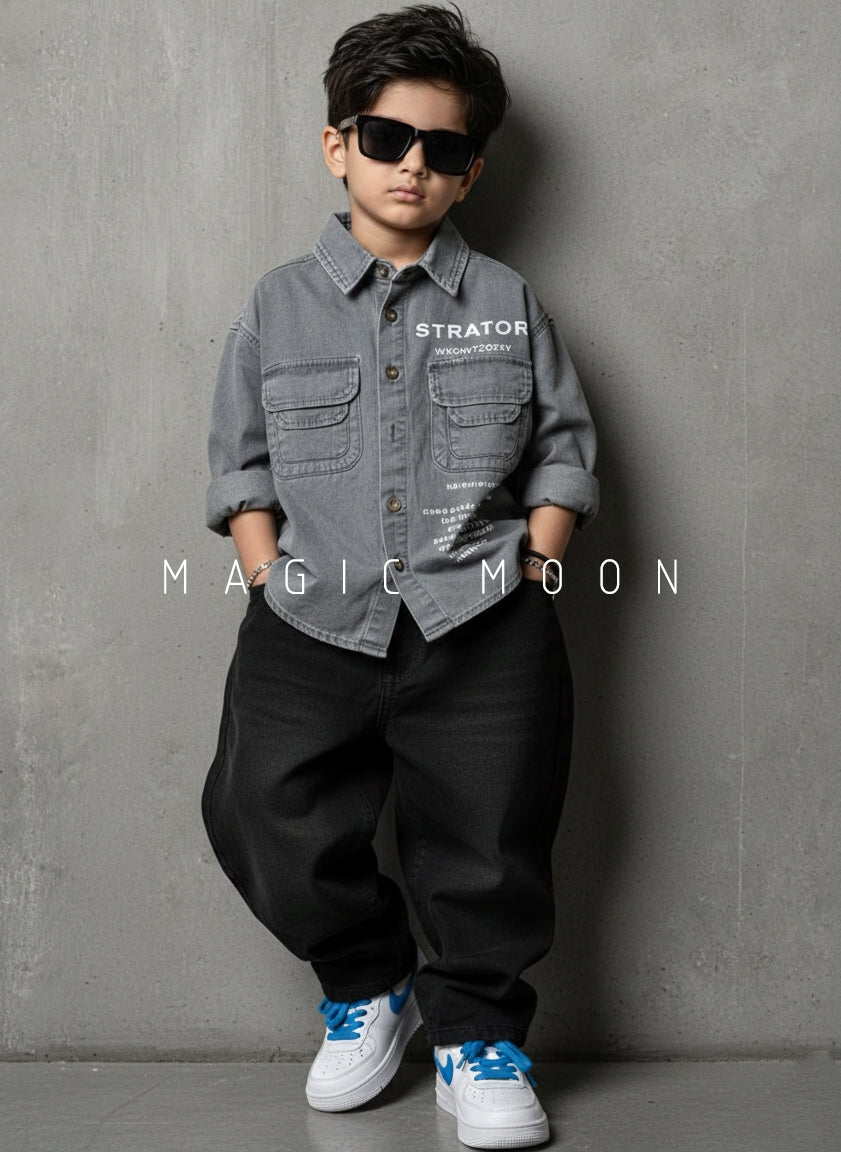 Unisex Full Sleeve Oversized Shirt