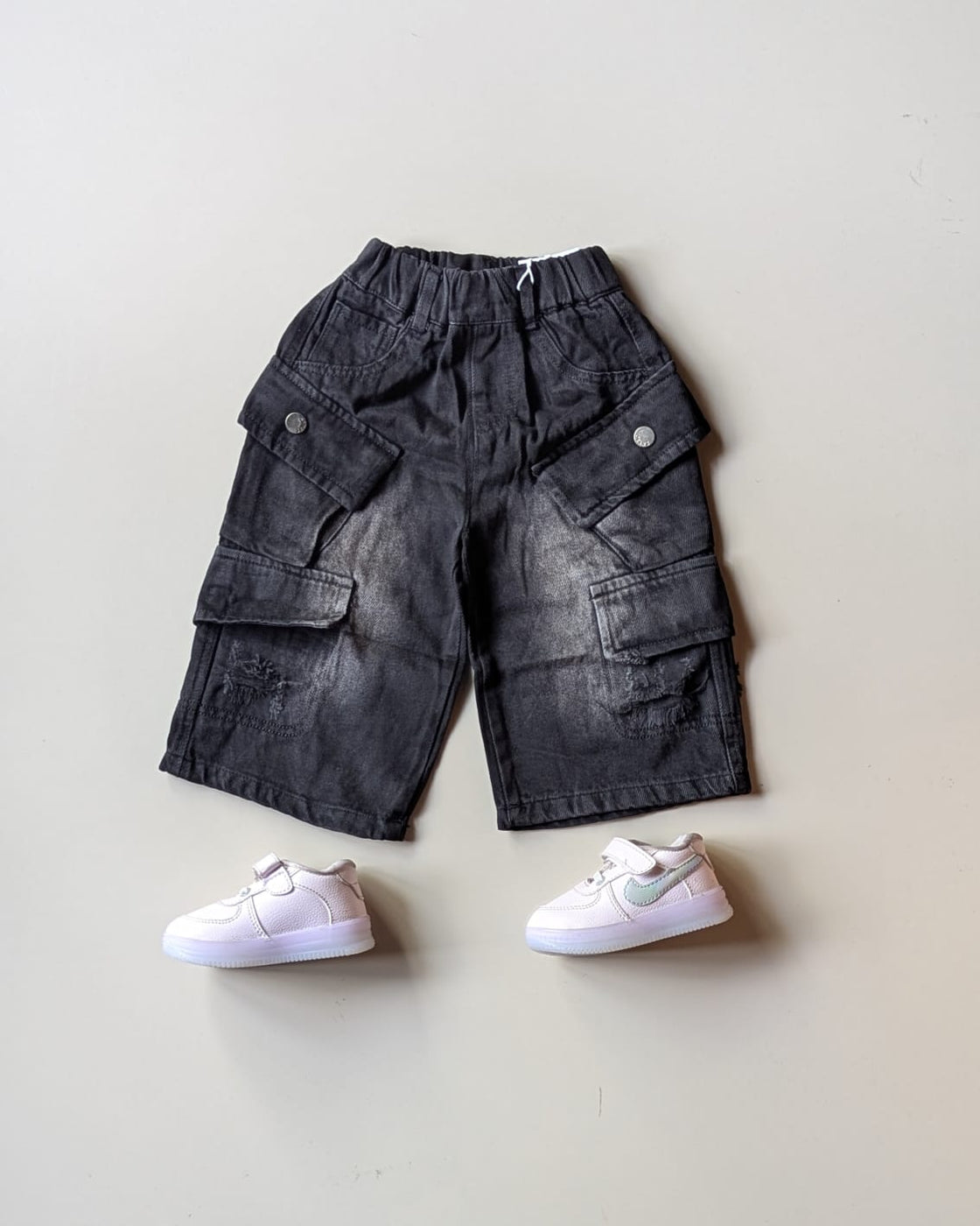 JNSIM116-01 Unisex Super Baggy Jeans