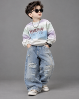 TSHCMB03 Unisex Full Sleeve Oversized T Shirt with Super Baggy Jeans