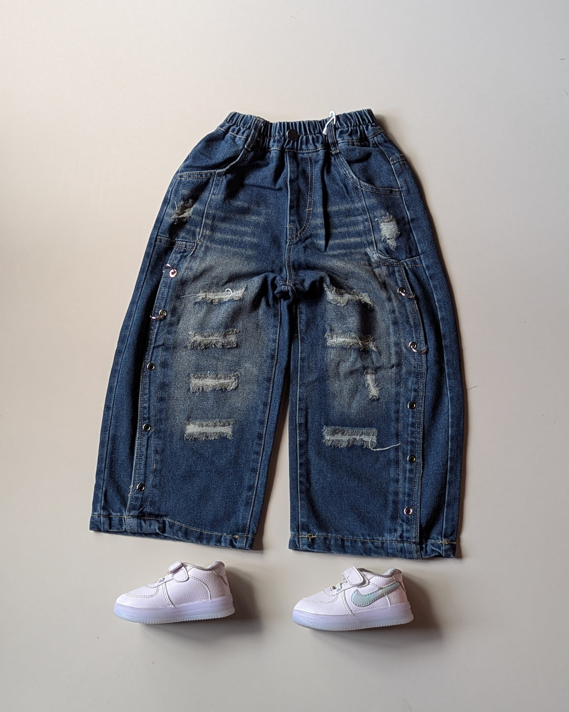 JN1008-01 Unisex Super Baggy Jeans