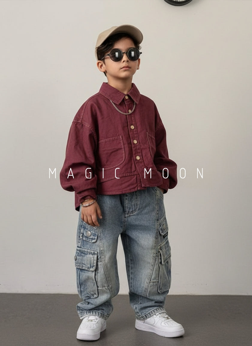 Unisex Full Sleeve Oversized Shirt