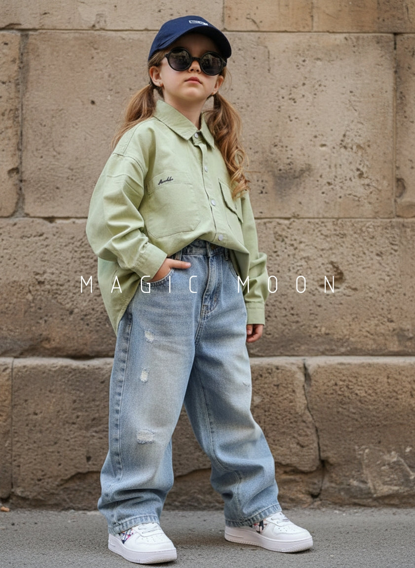 Unisex Full Sleeve Oversized Shirt