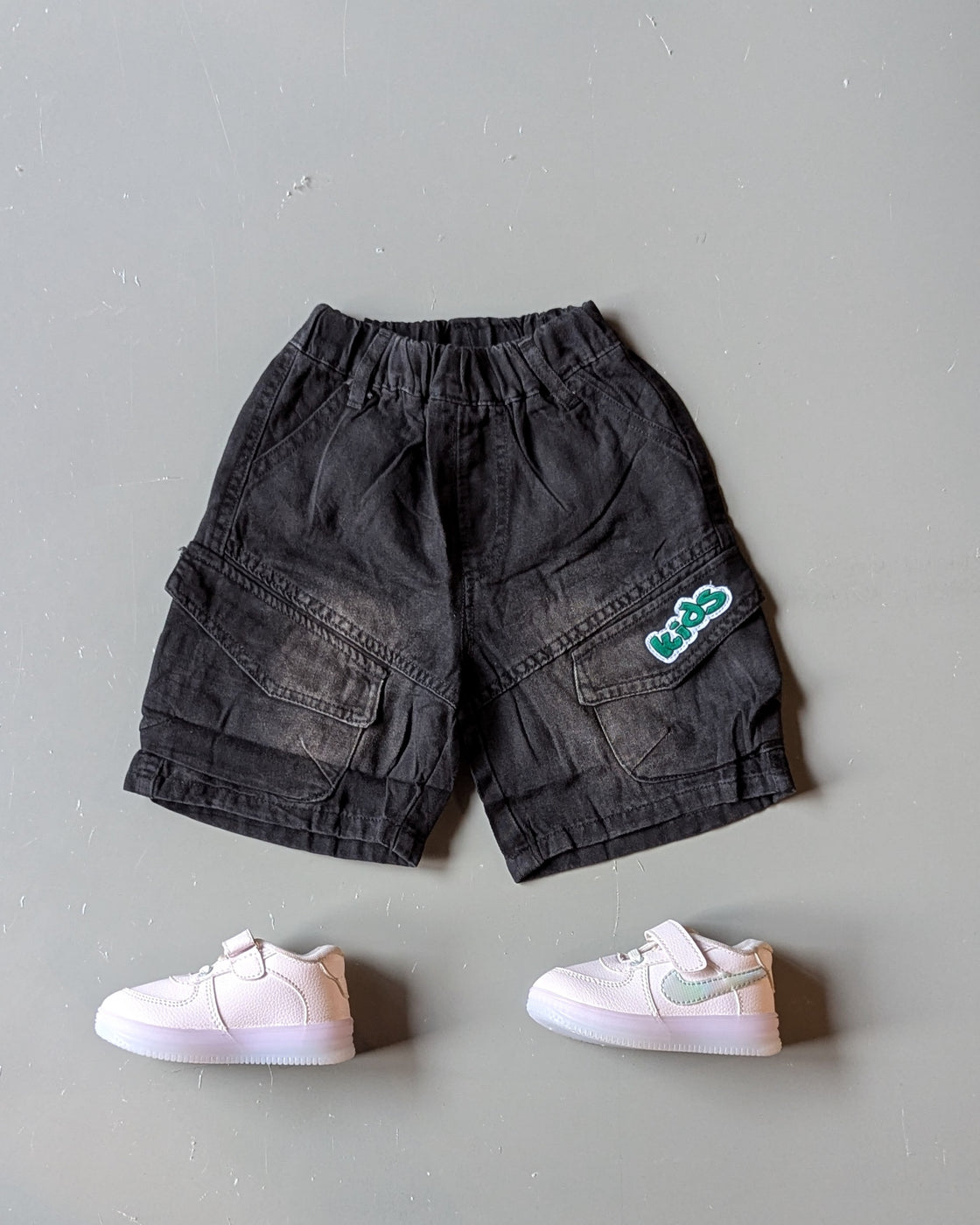 Unisex Knee Length Denim Shorts