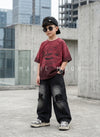 HSB01 Unisex Half Sleeve Oversized T Shirt