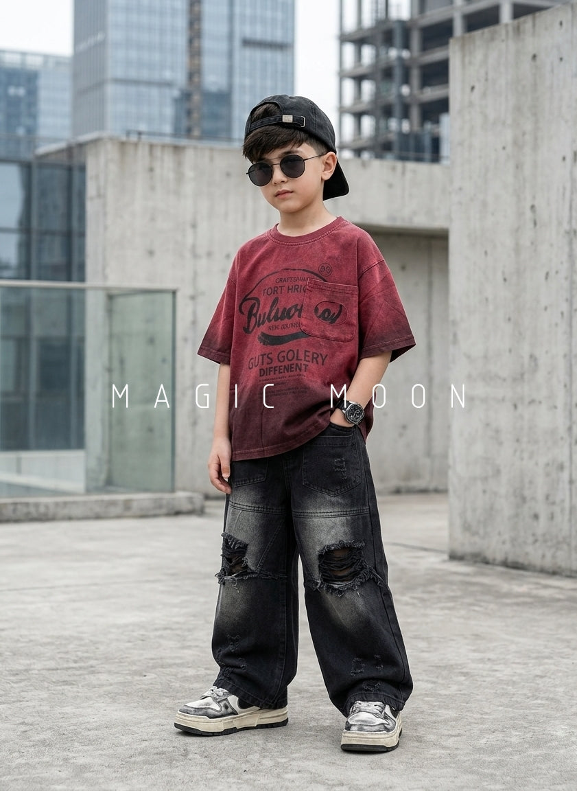 HSB01 Unisex Half Sleeve Oversized T Shirt