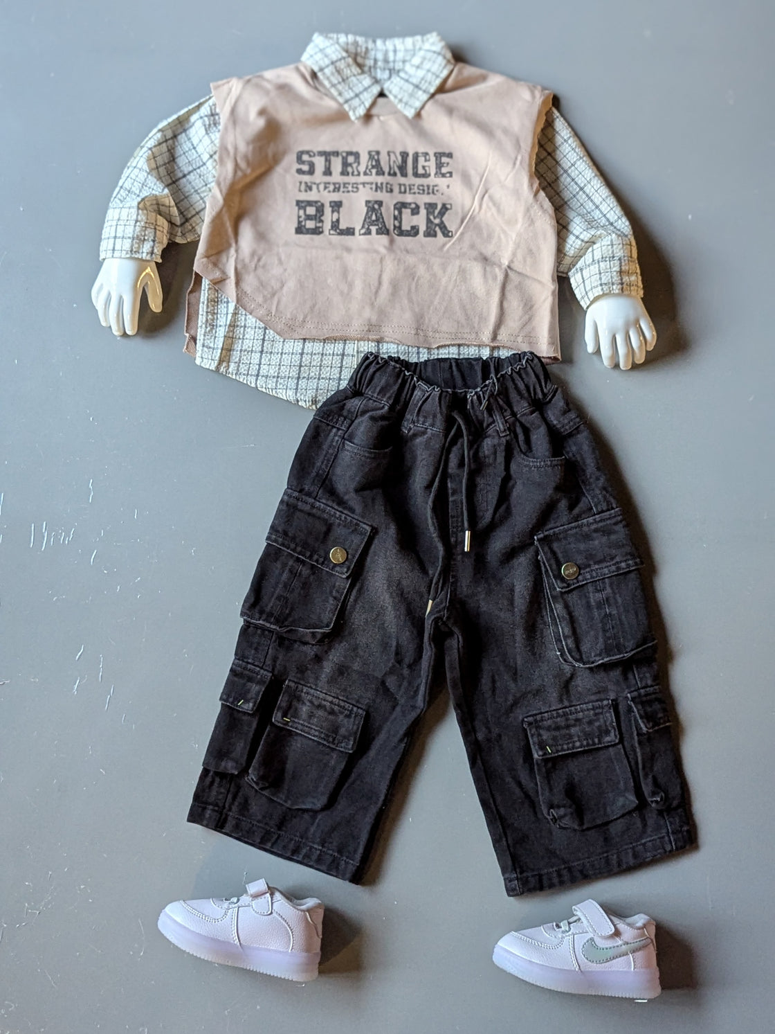 Unisex Full Sleeve Layered Look Oversized T Shirt