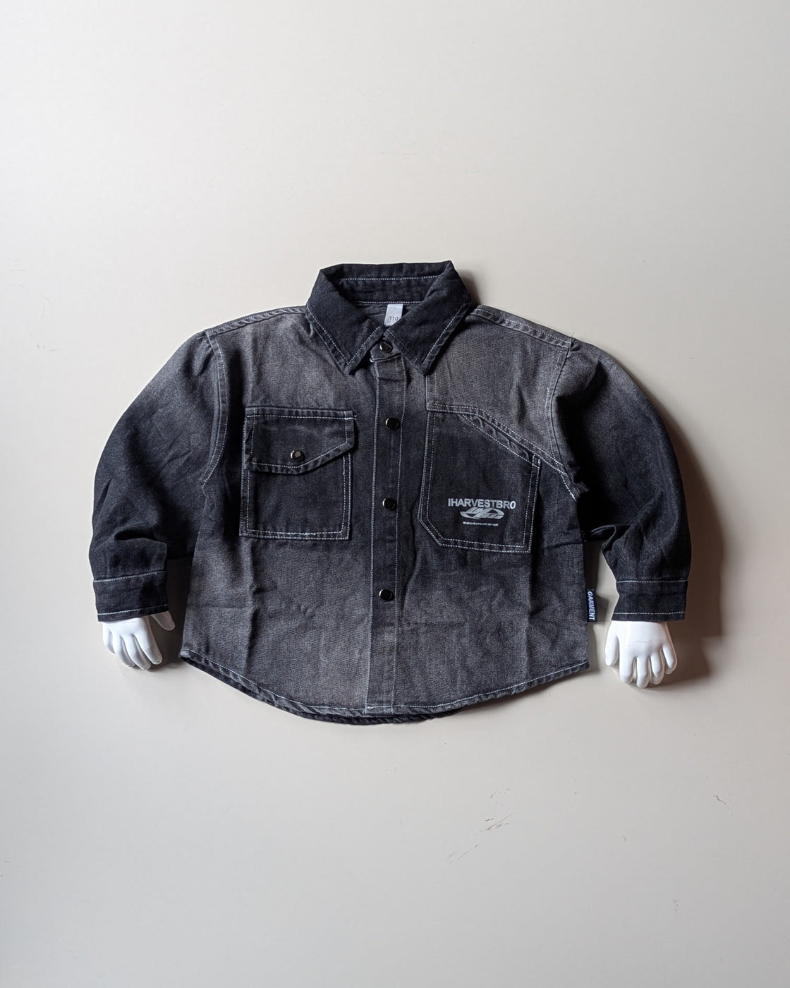 SHFB05 Unisex Full Sleeve Oversized Denim Shirt