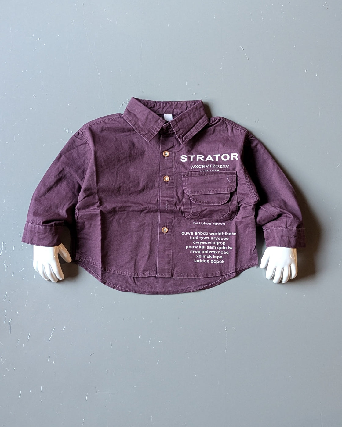 Unisex Full Sleeve Oversized Shirt