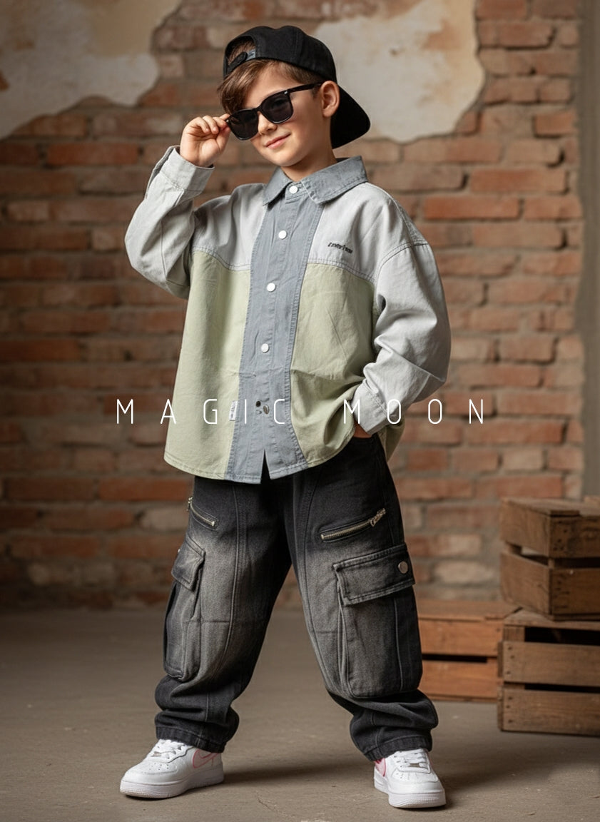 Unisex Full Sleeve Oversized Shirt