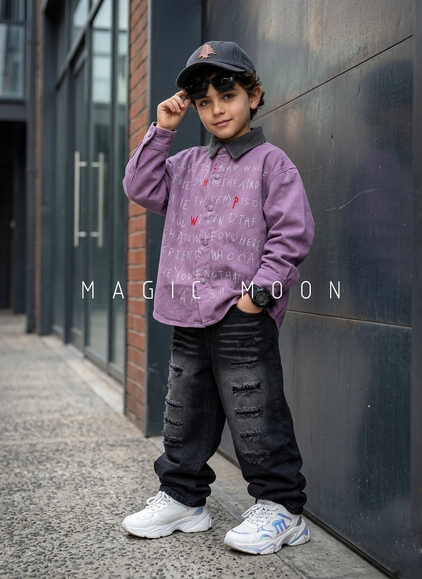 SHFB01 Unisex Full Sleeve Oversized Shirt