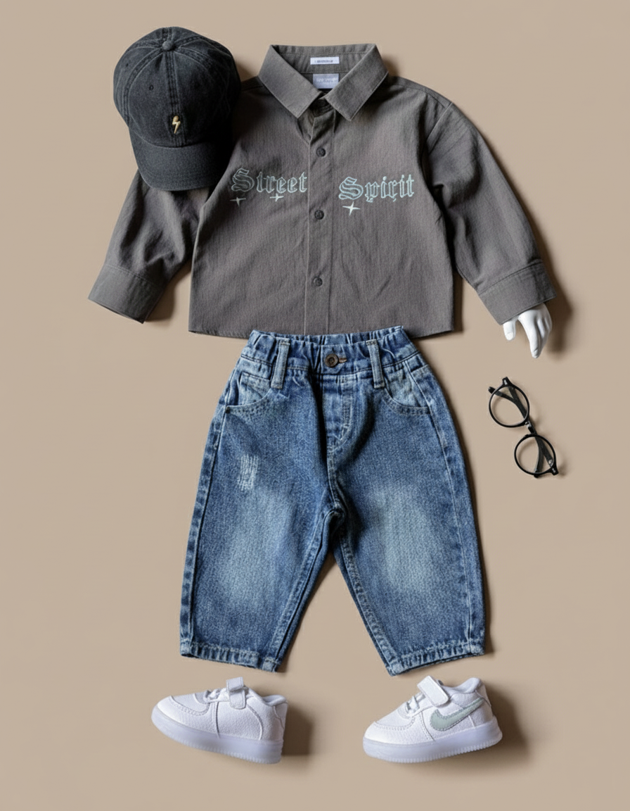 Full Sleeve Oversized Shirt