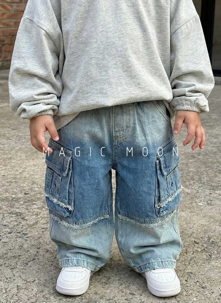 Unisex Wide Leg Jeans