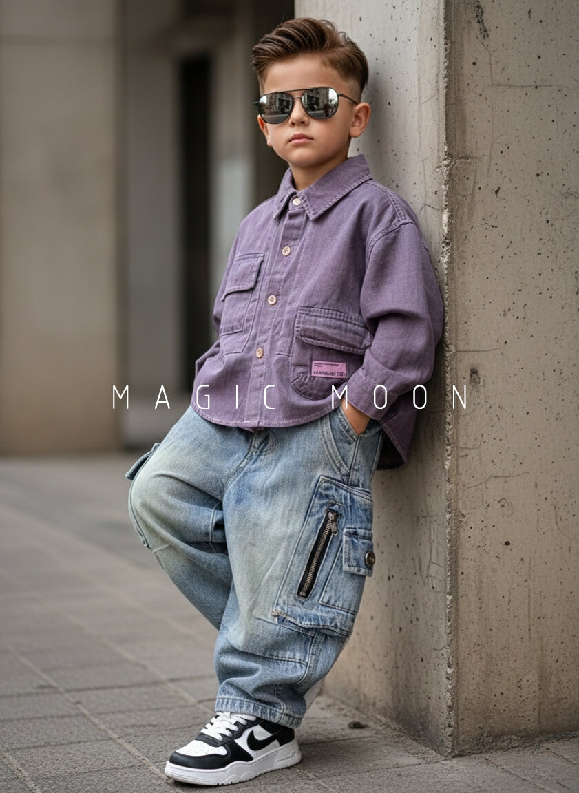 Unisex Full Sleeve Oversized Shirt