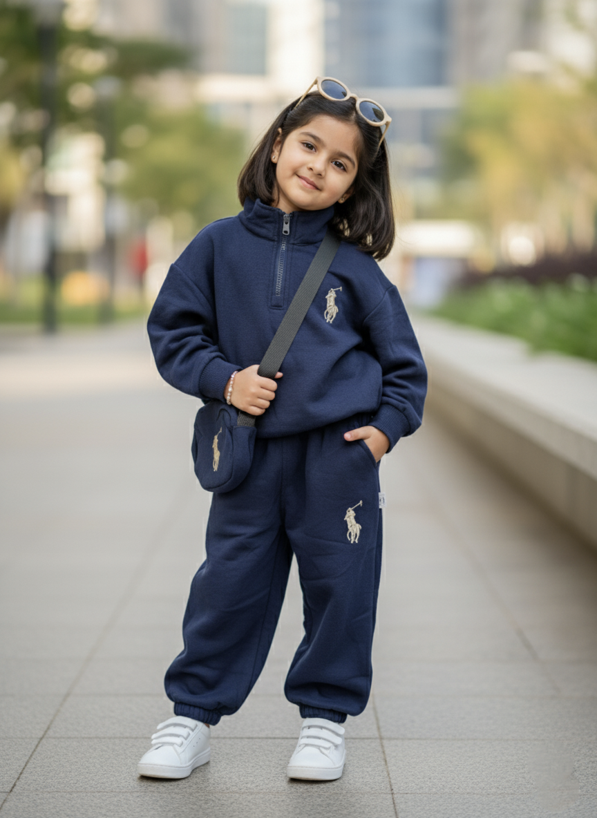 Unisex Full Sleeve Oversized High Neck Jacket and Pant Set