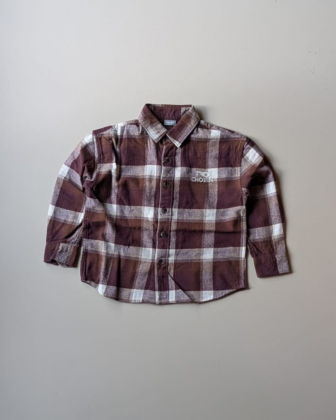 SHGME02-01 Boys Full Sleeve Oversized Check Shirt