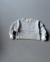 TSS01 Unisex Full Layered Sleeve Oversized T Shirt