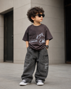 TSHIMW03-01 Unisex Half Sleeve Oversized T Shirt