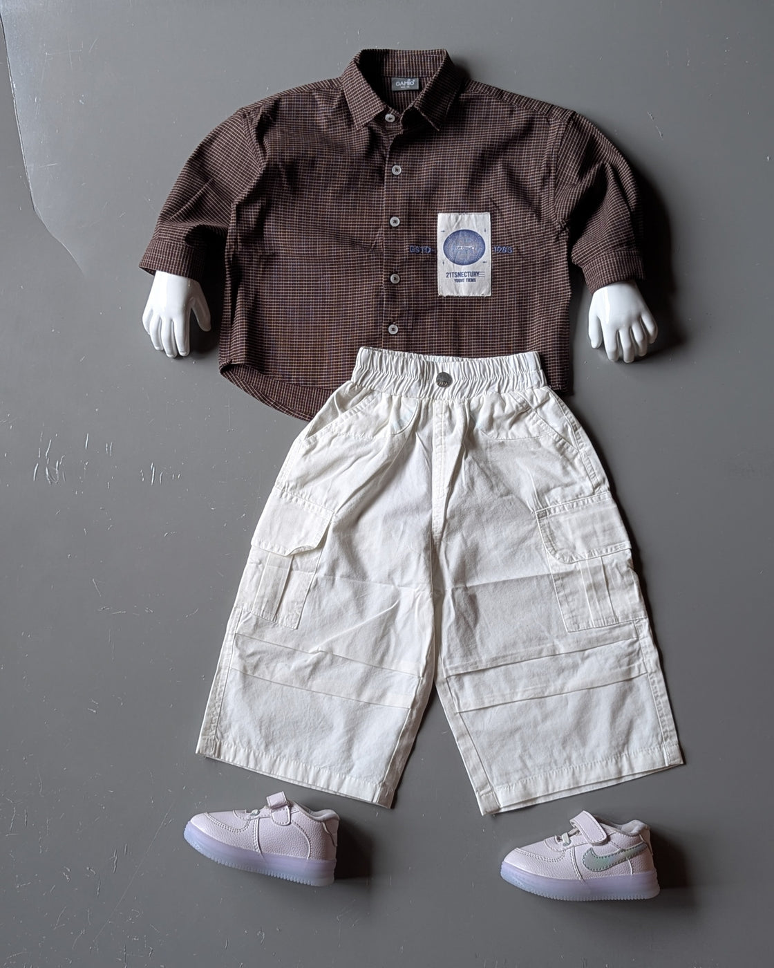 Unisex Wide Leg Cotton Baggy Pant