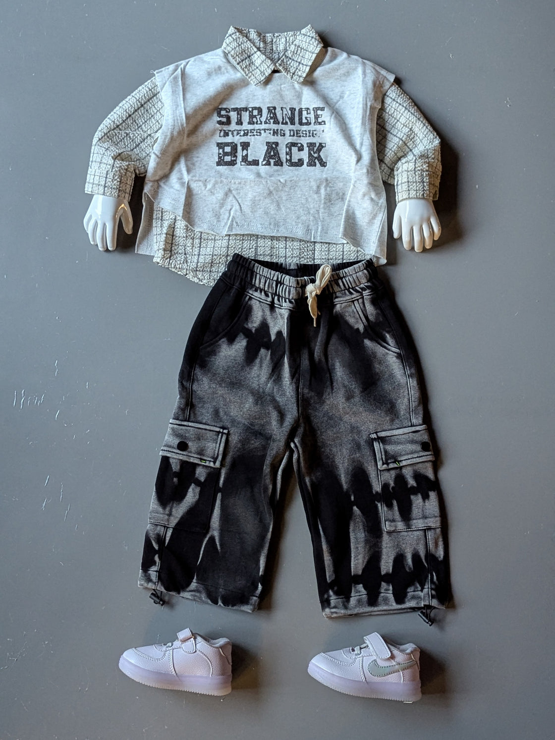 Unisex Full Sleeve Oversized Layered Look T Shirt