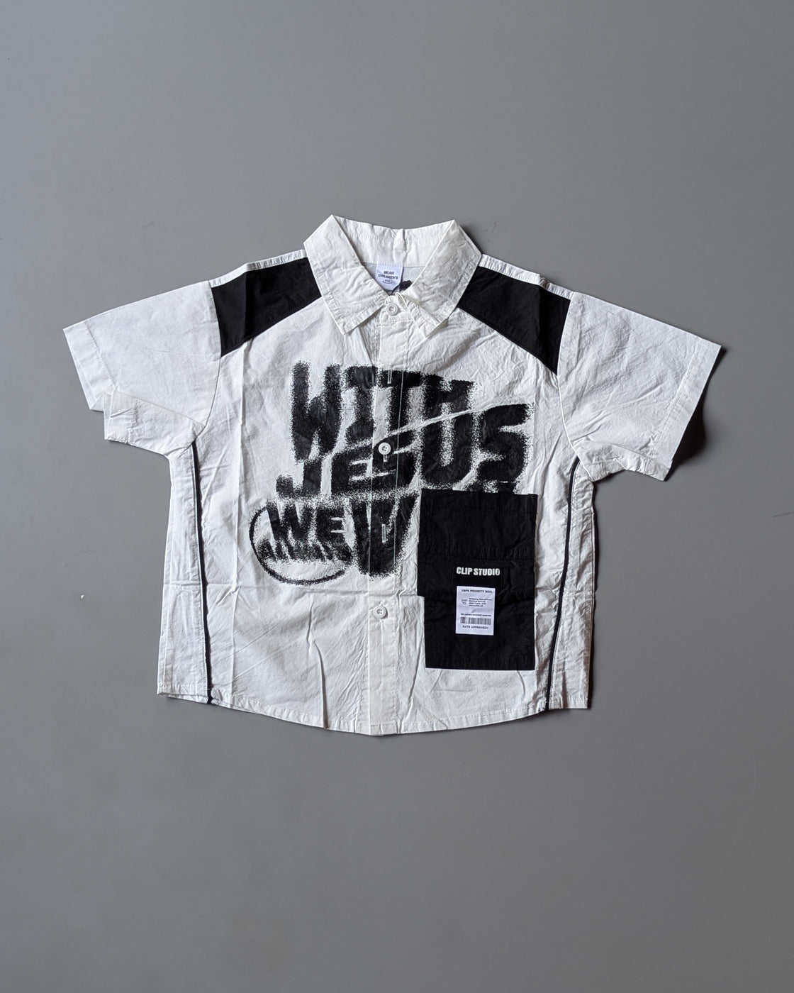 Unisex Half Sleeve Oversized Shirt