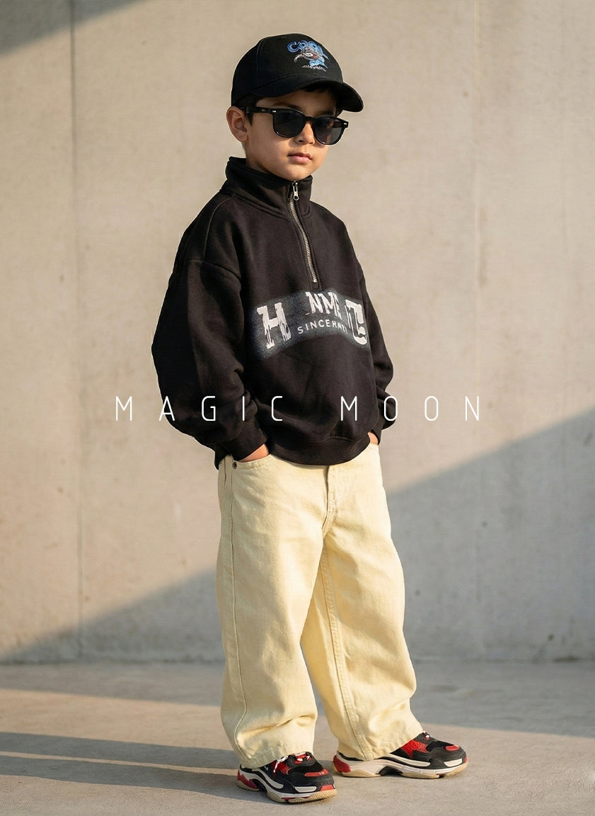 Unisex Full Sleeve Oversized Crew Neck T Shirt