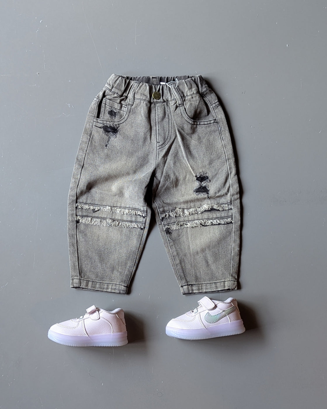 Unisex Distressed Baggy Jeans
