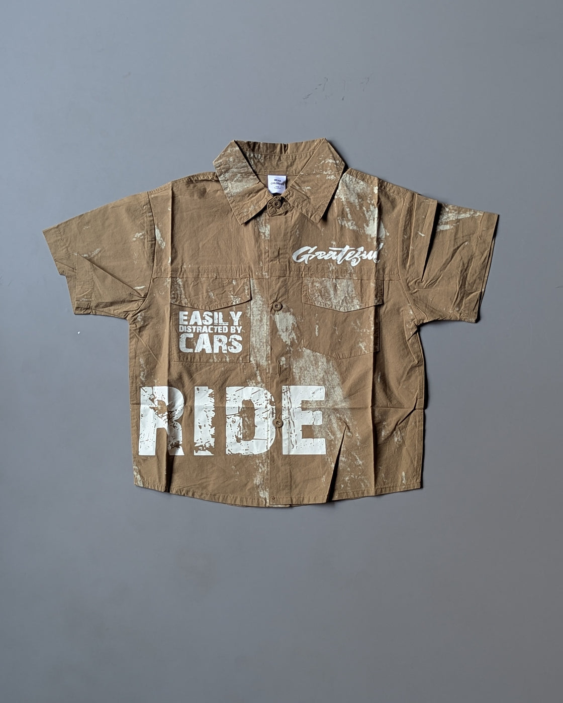 Unisex Half Sleeve Oversized Shirt