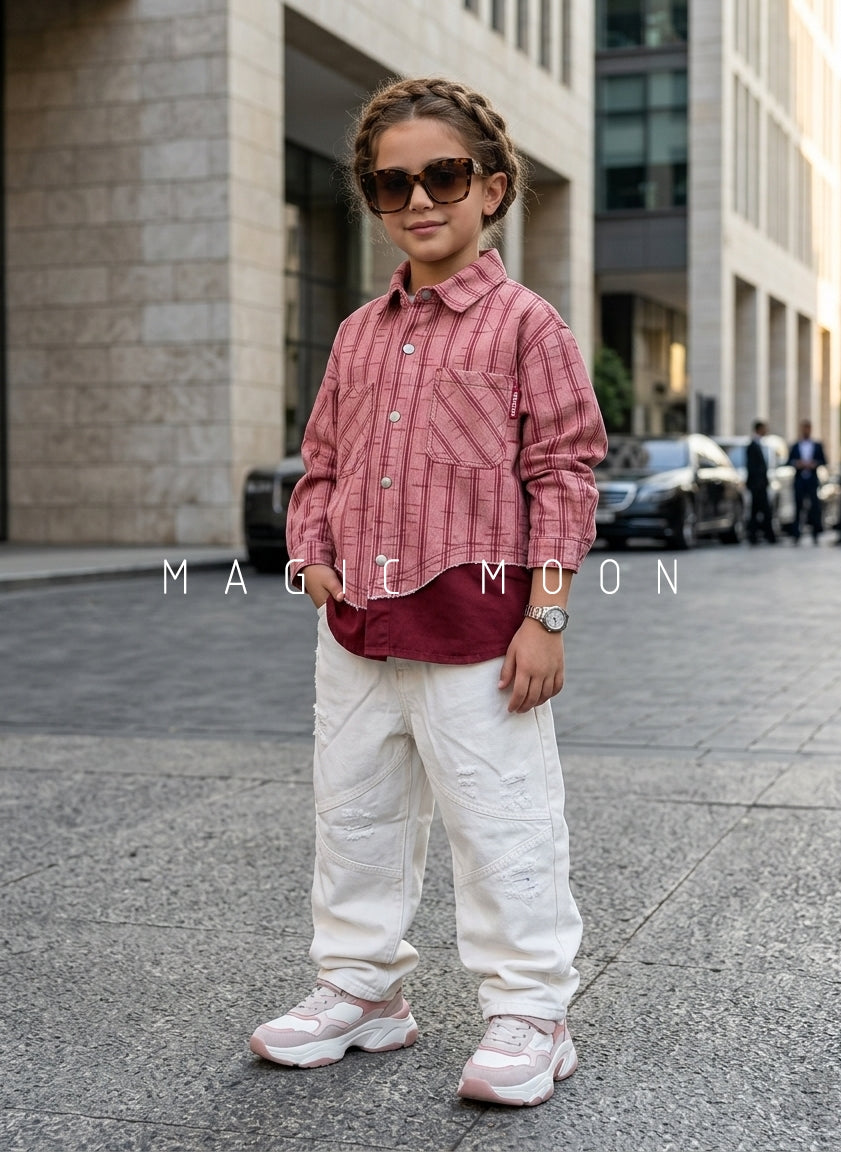 SHFB01 Unisex Full Sleeve Oversized Shirt