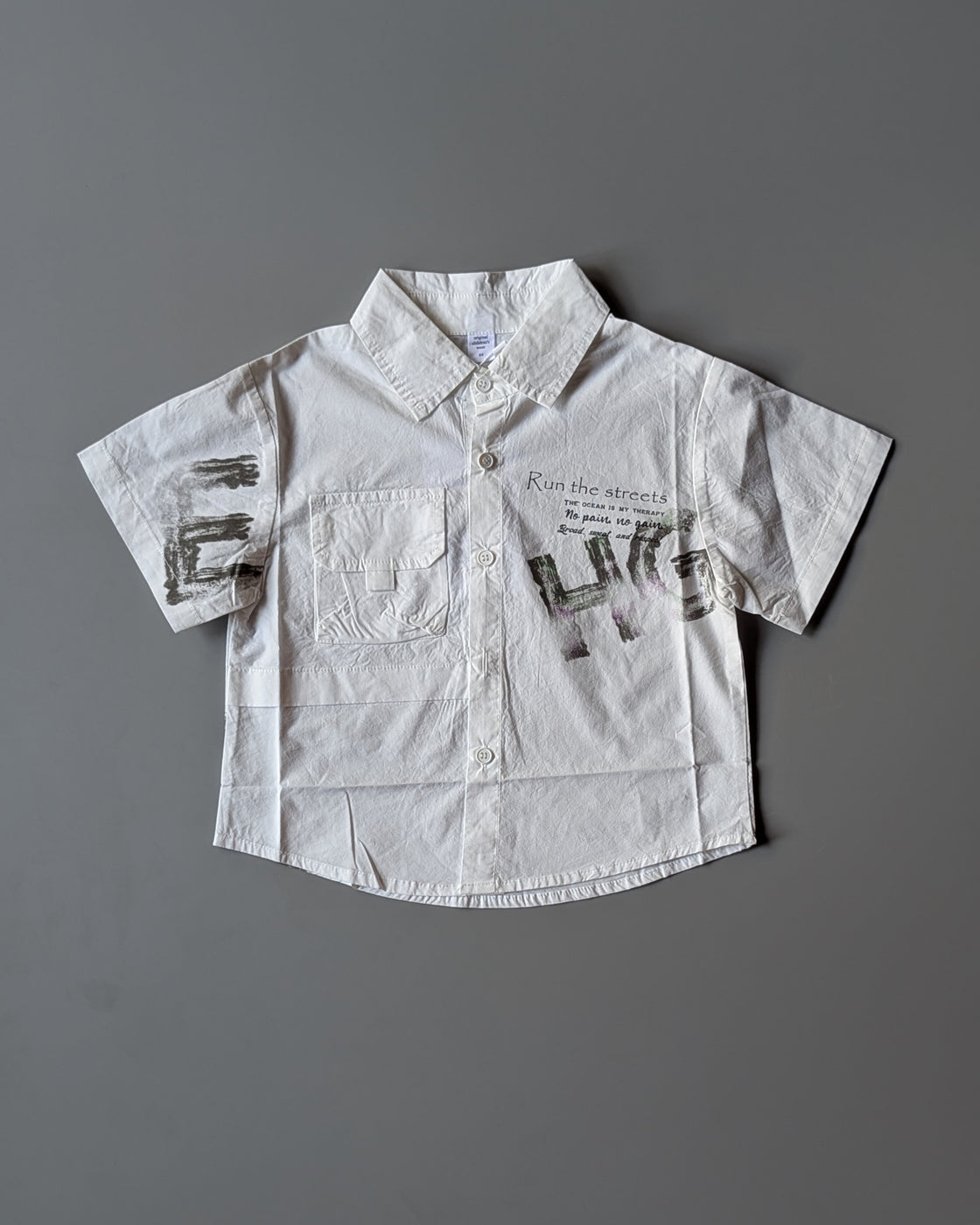 Unisex Half Sleeve Oversized Shirt