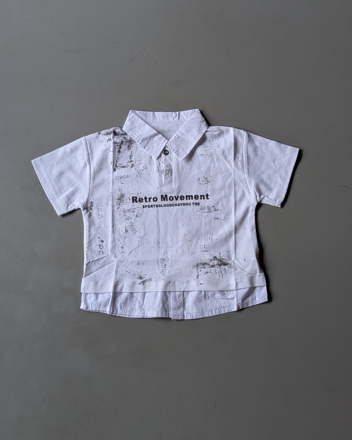 HSP01 Unisex Half Sleeve Oversized Polo T Shirt