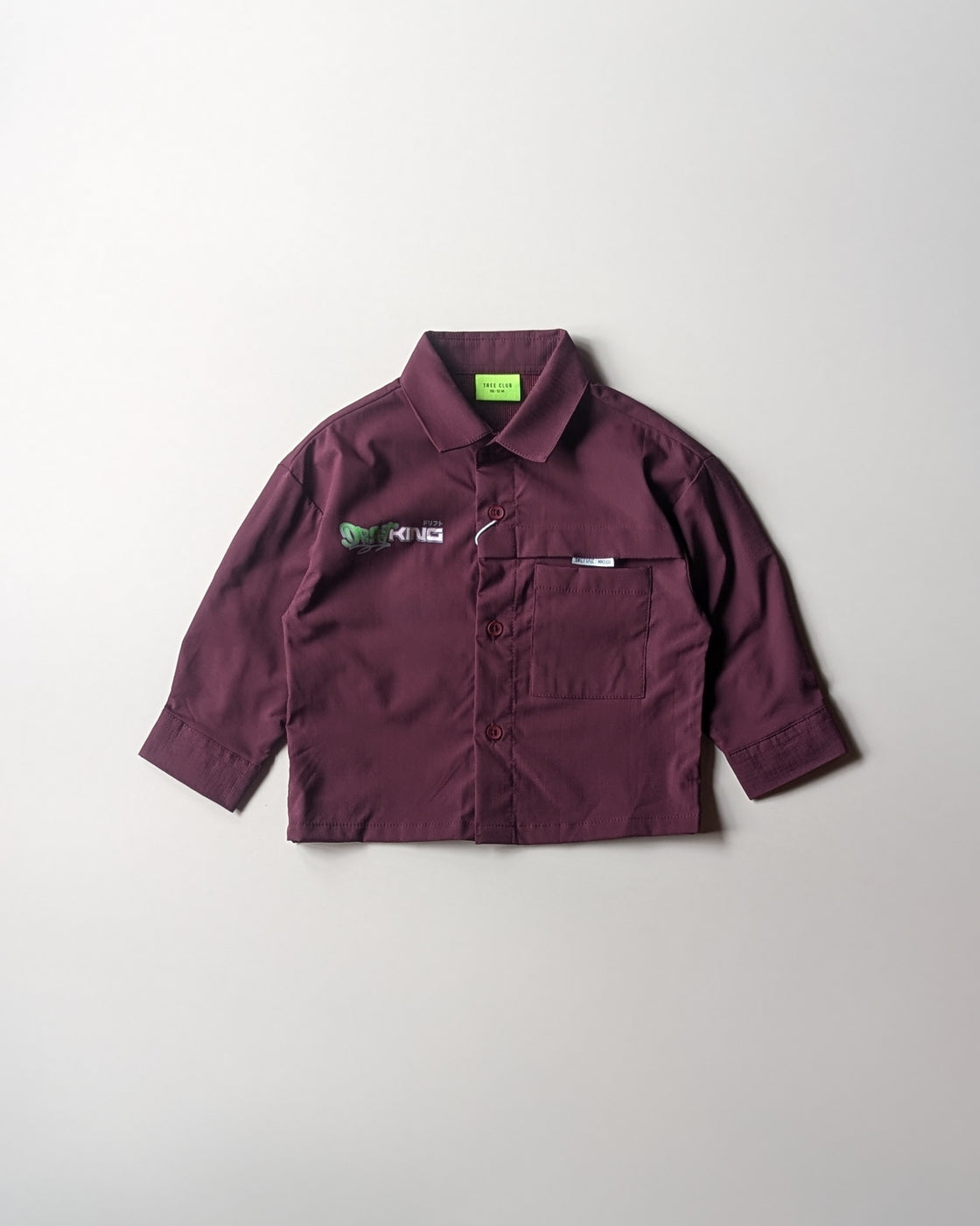 Boys Full Sleeve Oversized Shirt