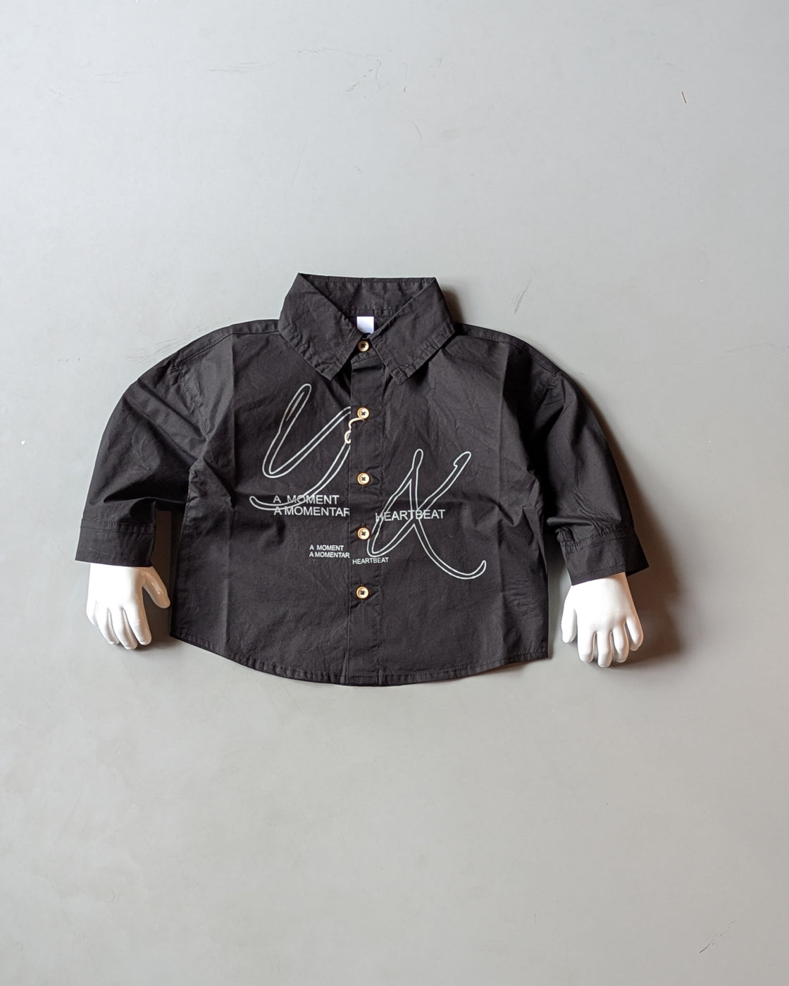 Boy's Full Sleeve Oversized Shirt