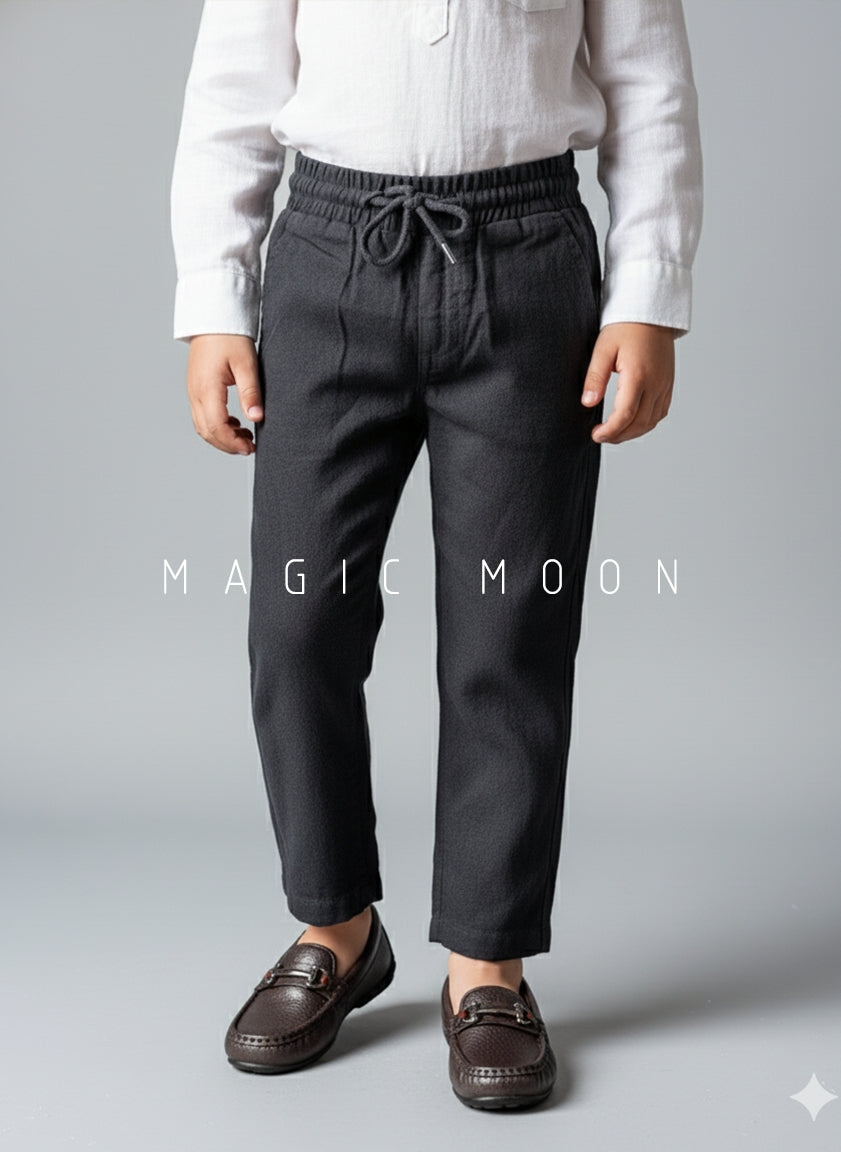 Linen Pants ( Black)