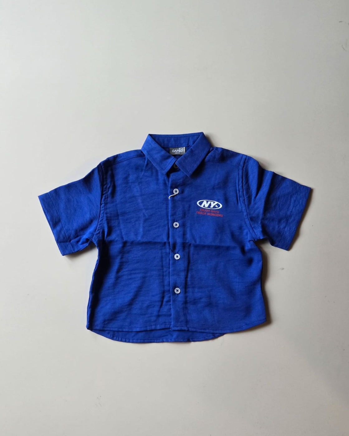 SHGMI02-02 Boys Half Sleeve Oversized Shirt